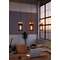 KILNSDALE Chandelier 3x40W E27 Wood/Black