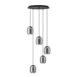 VALGUSTI CIAMPINO 5x28W E27 MUST/ HALL