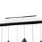 VALGUSTI CARLTON 1 6x40W E27 METALL MUST/VASK