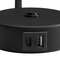 Lagos 8W G9 Wall Light, Black with USB