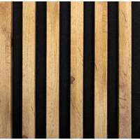 WALL PANEL  WOODLINE WL 2500X300 MUST/TAMM VOTAN
