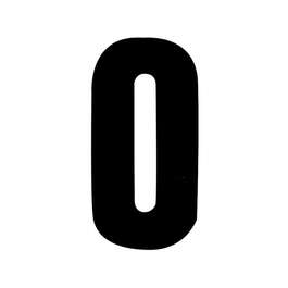 DOOR NUMBER  0 PISLA MUST 17cm