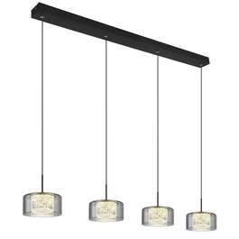VALGUSTI GLOBO 15634-4 4x8W LED 2100lm MATT MUST