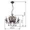 VALGUSTI GLOBO 64134-8 8x40W E14 METALL/SUITSU
