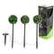 VALGUSTI SOLAR 1039985 27 LED BOXWOOD BALLS 3TK