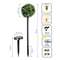 VALGUSTI SOLAR 1039985 27 LED BOXWOOD BALLS 3TK