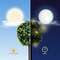VALGUSTI SOLAR 1039985 27 LED BOXWOOD BALLS 3TK