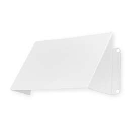 DECORATIVE METAL EXTERIOR WALL CLADDING  140x80mm WHITE