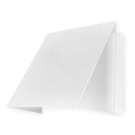 DECORATIVE METAL EXTERIOR WALL CLADDING  150x150mm WHITE.