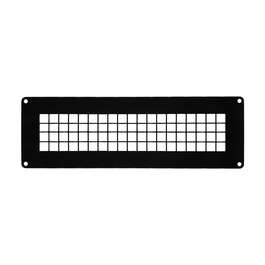 ILMANVAIHTOSÄLEIKKÖ METALLI 250x80mm MUST ILMANVAIHTOSÄLEIKKÖ METALLI 250x80mm MUST