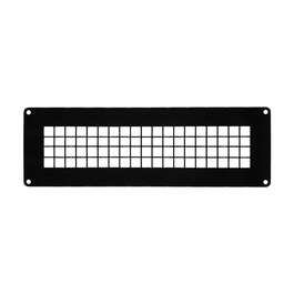 ILMANVAIHTOSÄLEIKKÖ METALLI  250x80mm MUST