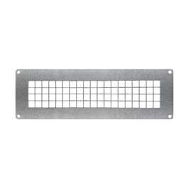 ILMANVAIHTOSÄLEIKKÖ METALLI  250x80mm TSINGITUD