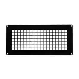 VENTILATION GRILLE METAL 250x120mm BLACK