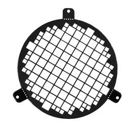 VENTILATION GRILLE METAL Ø125mm BLACK