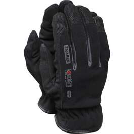 GLOVES TouchGrip Synthetic Leather Black Size 5