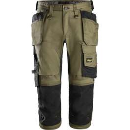 PIRATE PÜKSID SNICKERS AllRound RIPPTASK. KHAKI 52 PIRATE PÜKSID SNICKERS AllRound RIPPTASK. KHAKI 52