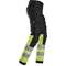 Work Pants SNICKERS Hi-Vis Stretch Class 1 Yellow/Black 56 Work Pants SNICKERS Hi-Vis Stretch Class 1 Yellow/Black 56