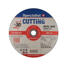 LÕIKEKETAS SPECIALIST BASIC 230X1.6X22MM METALL