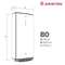 BOILER ARISTON VELIS PRO 80L EU VERT/HOR 1,5kW BOILER ARISTON VELIS PRO 80L EU VERT/HOR 1,5kW