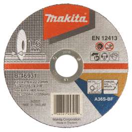 LÕIKEKETAS MAKITA A36S-BF 125X1.6MM INOX