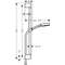Hansgrohe Pulsify S 105 3-jet Shower Set 24161000 Hansgrohe Pulsify S 105 3-jet Shower Set 24161000