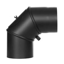 SUITSUTORU 180MM REGULEERITAV PÕLV 0-90 MUST SUITSUTORU 180MM REGULEERITAV PÕLV 0-90 MUST