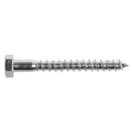 WOOD SCREW  6-KANT NOVIPRO 8x120 DIN 571 ZN/ 10tk