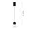 VALGUSTI BALLINI 1x7W LED 210lm MUST VALGUSTI BALLINI 1x7W LED 210lm MUST