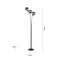 VALGUSTI BIG WIDOW 3xE14 25W MUST PÕRANDA VALGUSTI BIG WIDOW 3xE14 25W MUST PÕRANDA