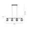 VALGUSTI BIG WIDOW 4xE14 25W MUST RIPP VALGUSTI BIG WIDOW 4xE14 25W MUST RIPP