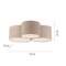 VALGUSTI DURO 3xE27 10W LIIV LAE VALGUSTI DURO 3xE27 10W LIIV LAE