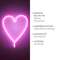 LIGHT FIXTURE  NEON-HERZ LED 9W ROOSA SEINA