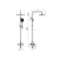 Shower set Rubineta Veneto + Easy Push-10 (SW) Chrome Shower set Rubineta Veneto + Easy Push-10 (SW) Chrome