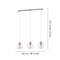 VALGUSTI ARISCANI 2 901919 3x60W E27 KROOM RIPP