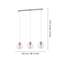 VALGUSTI ARISCANI 2 901919 3x60W E27 KROOM RIPP