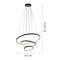 VALGUSTI CERCHI LED 48W 1400lm MUST RIPP VALGUSTI CERCHI LED 48W 1400lm MUST RIPP
