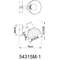 WALL LIGHT ZACHERY G54315M-1 1x40W E14 SEINA