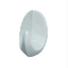 KONKS LOTUS OVAALNE PLASTIK VALGE 2TK