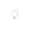 PIRN OSRAM KRAKLEE LED 3,5W E27 ÜMAR PRUUN 125mm