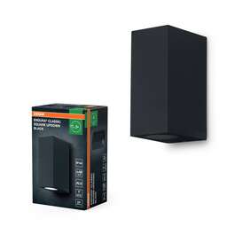 VALGUSTI ENDURA CLASSIC SQUARE 2XGU10 MUST IP44 VALGUSTI ENDURA CLASSIC SQUARE 2XGU10 MUST IP44
