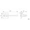 Door Handle FLEX 252 Matt Chrome Scandinavia