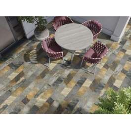 Floor tile 19x57x0.8 Rodeno Mix