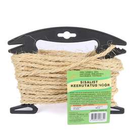 ВЕРЁВКА  KEERUTATUD D6MM/10M SISAL RAAMIL