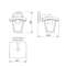 VALGUSTI MARINA 1X20W E27 IP54 MUST SEIN ALLA VALGUSTI MARINA 1X20W E27 IP54 MUST SEIN ALLA