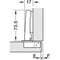 DOOR HINGE +TALD PEALEPANDAV 310SM 110° Ø35MM MUST VAIKNE DOOR HINGE +TALD PEALEPANDAV 310SM 110° Ø35MM MUST VAIKNE