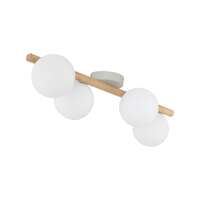 СВЕТИЛЬНИК  ESTERA WOOD 4x8W G9 LED VALGE/HELE PUIT