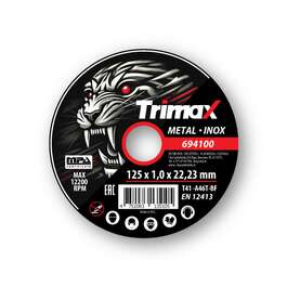 CUTTING DISC TRIMAX 125X1.0X22MM INOX