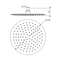 DUŠIPEA RUBINETA OLO 250MM ÜMAR R/V MUST DUŠIPEA RUBINETA OLO 250MM ÜMAR R/V MUST