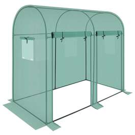 KASVUHOONE TOMATILE JA KURKIDELE 2-SISSEP.2X1X1,8m