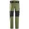 SNICKERS AllroundWork Stretch Work Pants Green/Black 50 SNICKERS AllroundWork Stretch Work Pants Green/Black 50
